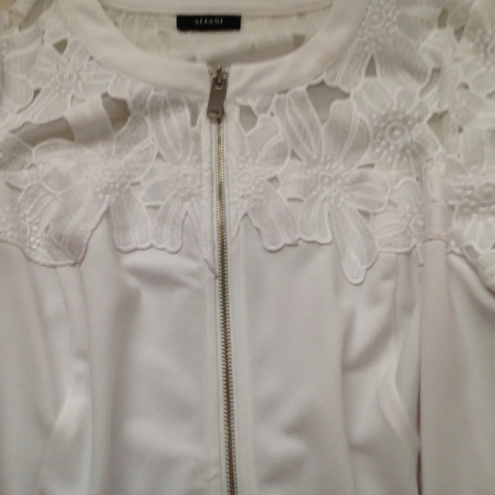 Ladies Alfani Zipper Spring Jacket - Picture 7 of 10